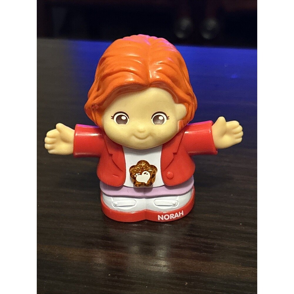 VTech Go Go Smart Friends Figure Miss Norah Doll Untested Toy Kids Red Cute